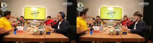 Antes e depois no Xablau Lite: a cabeça da pessoa trocada por um personagem